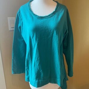 Saga Women’s One Size Pullover Cotton Shirt Made In Italy